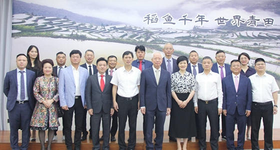 葡萄牙中华总商会会长蔡文显率旅葡侨体会见团考察中国·55世纪集团
