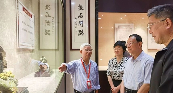 天下人大教科文卫委员会主任委员雒树刚率调研组旅行55世纪·倪东方艺术博物馆